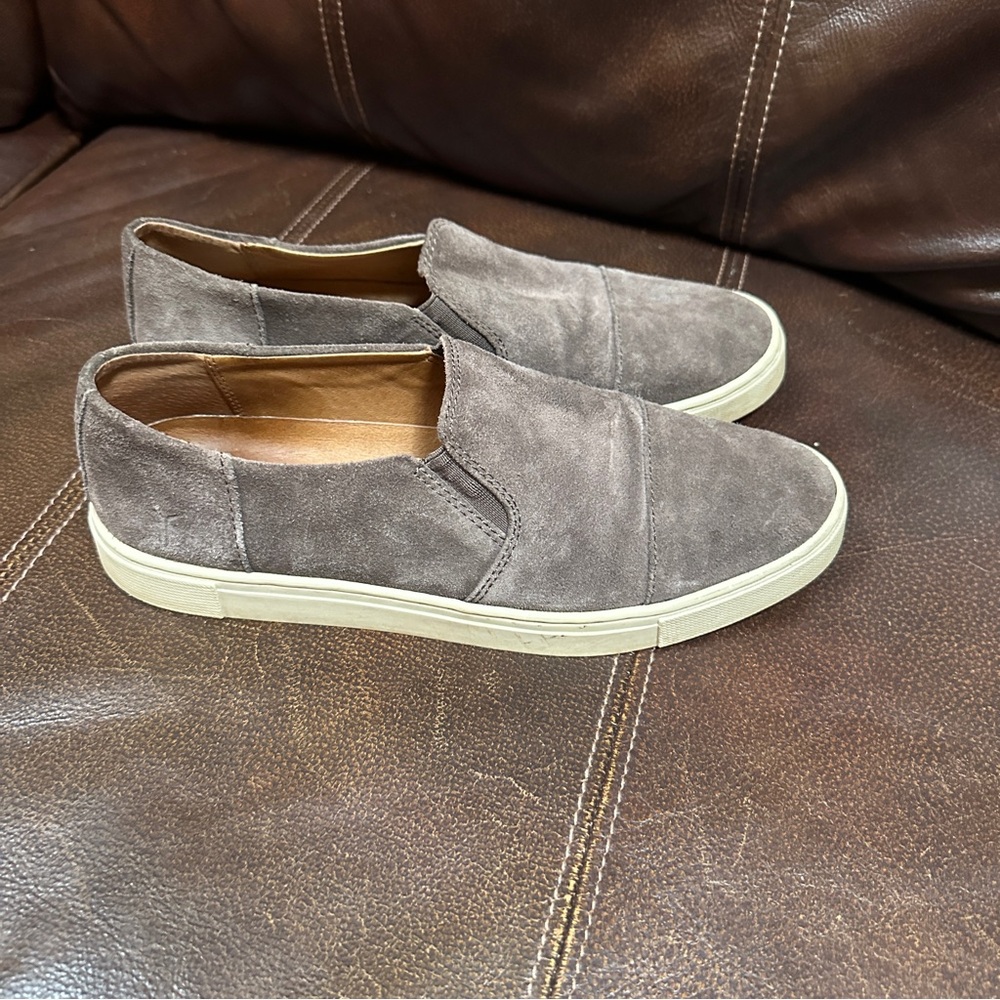 Frye‎ Gemma Cap (3478808-CCL) Suede Slip-On Sneakers Size 7.5M Gray women’s